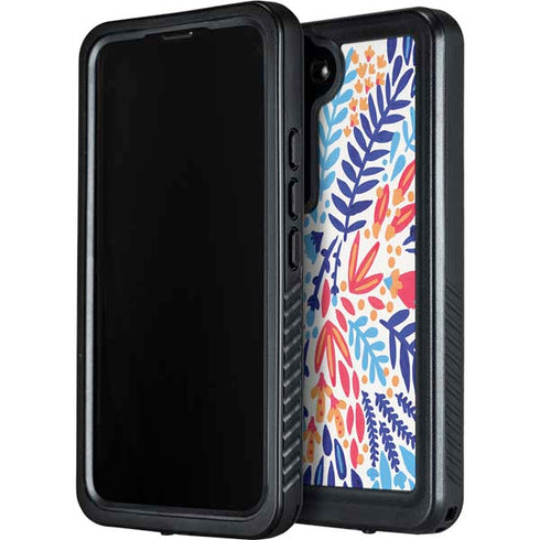 Cat Coq Color Foliage Galaxy S23 Plus Waterproof Case