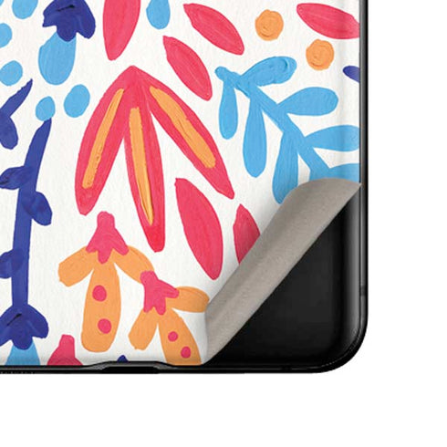 Cat Coq Color Foliage Galaxy Z Flip Skin