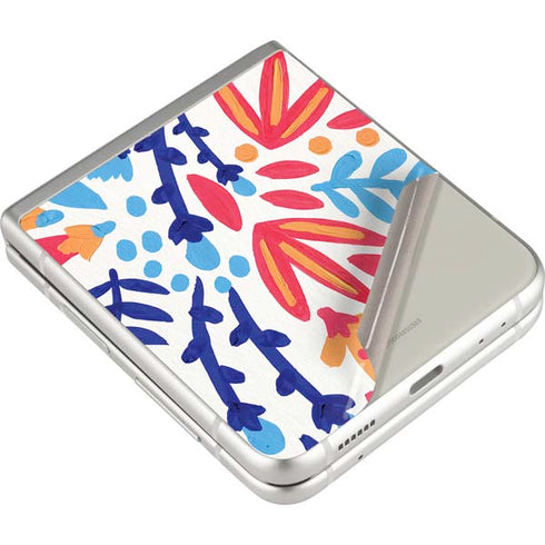 Cat Coq Color Foliage Galaxy Z Flip3 5G Skin