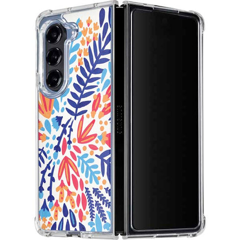 Color Foliage by Cat Coq Galaxy Z Fold5 5G Clear Case