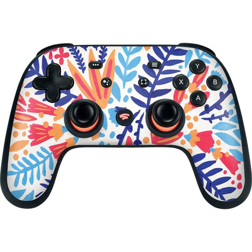 Cat Coq Color Foliage Google Stadia Controller Skin