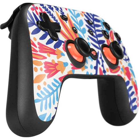 Cat Coq Color Foliage Google Stadia Controller Skin