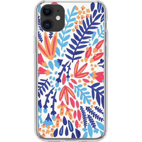 Color Foliage by Cat Coq iPhone 11 Clear Case