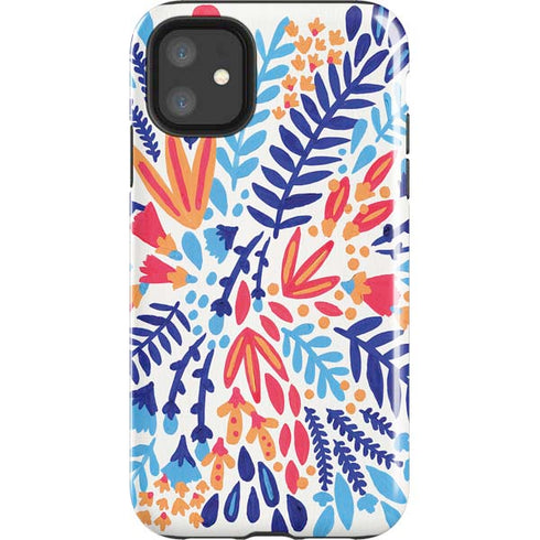 Cat Coq Color Foliage iPhone 11 Impact Case