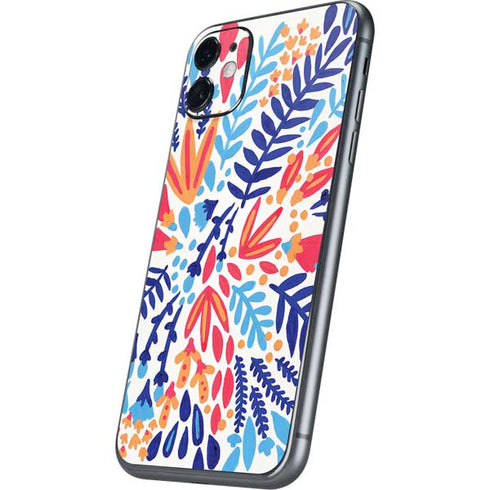 Cat Coq Color Foliage iPhone 11 Skin