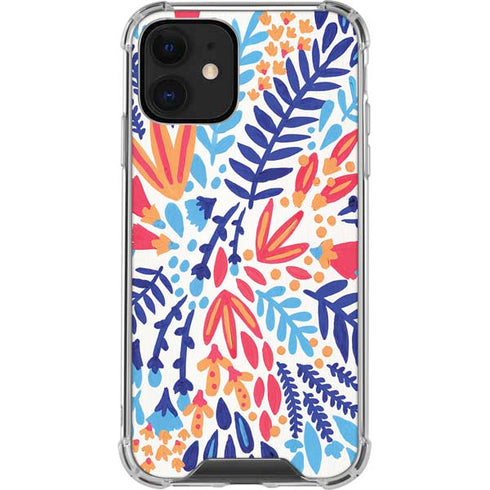 Cat Coq Color Foliage iPhone 12 Clear Case
