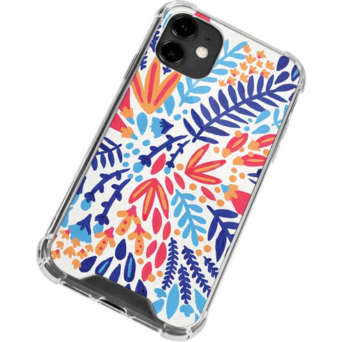 Cat Coq Color Foliage iPhone 12 Clear Case