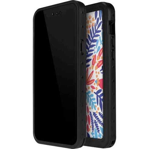 Cat Coq Color Foliage iPhone 12 Pro Waterproof Case