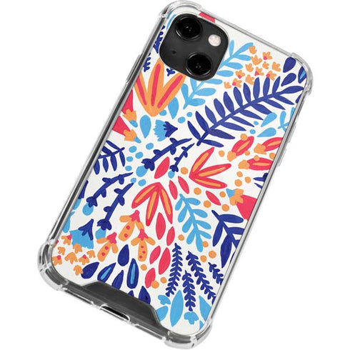 Cat Coq Color Foliage iPhone 13 Clear Case