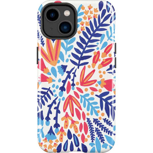 Cat Coq Color Foliage iPhone 14 Plus Impact Case