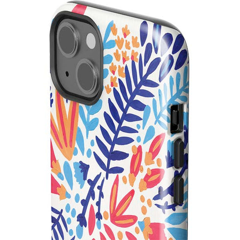 Cat Coq Color Foliage iPhone 14 Plus Impact Case