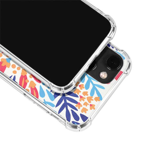 Cat Coq Color Foliage iPhone 14 Plus Clear Case
