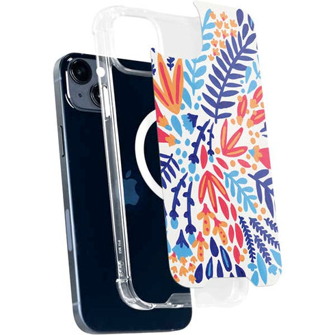 Cat Coq Color Foliage iPhone 14 Plus MagSafe Case