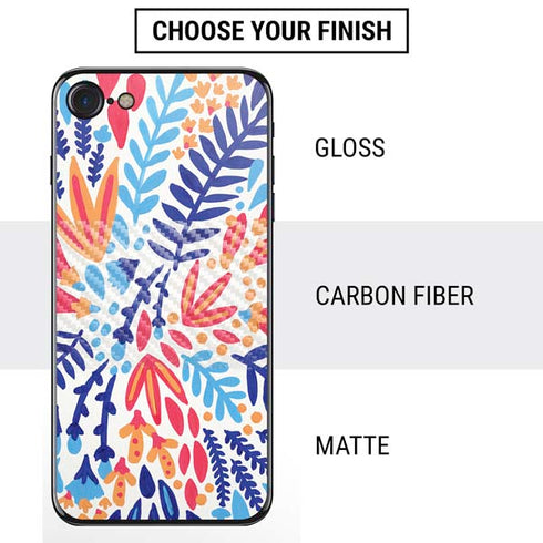 Cat Coq Color Foliage iPhone SE (2nd & 3rd Gen) Skin