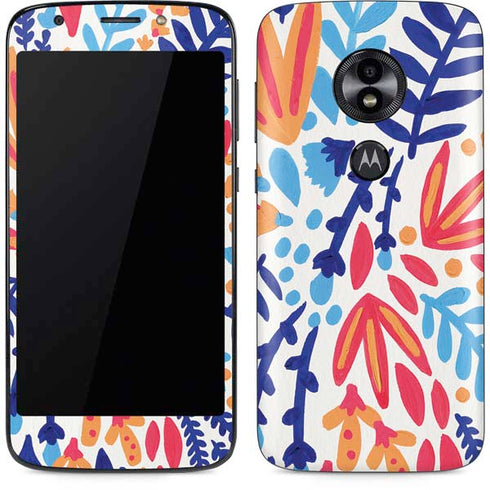 Cat Coq Color Foliage Moto E5 Play Skin