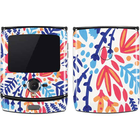 Cat Coq Color Foliage Motorola RAZR Skin