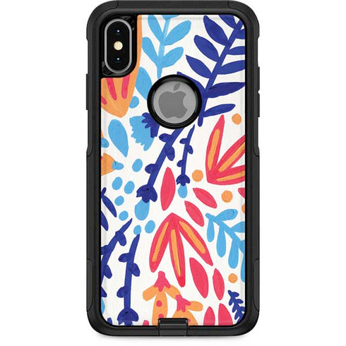 Cat Coq Color Foliage Otterbox Commuter iPhone Skin