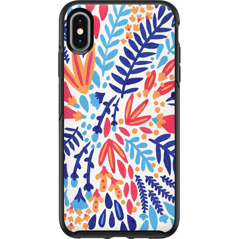 Cat Coq Color Foliage Otterbox Symmetry iPhone Skin