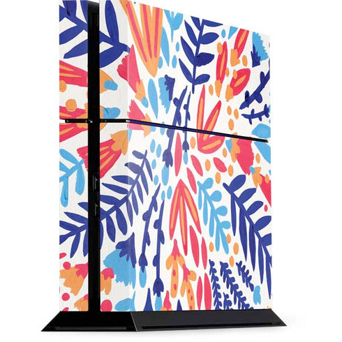 Cat Coq Color Foliage PS4 Console Skin
