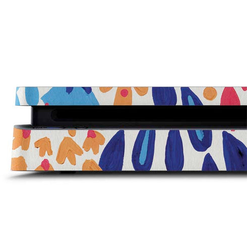 Cat Coq Color Foliage PS4 Slim Skin
