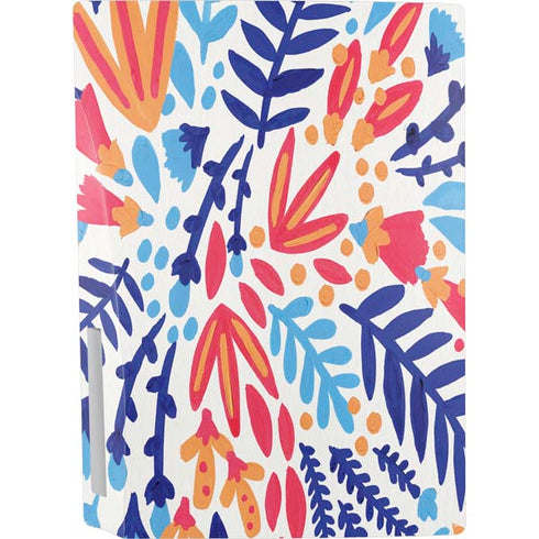 Cat Coq Color Foliage PS5 Console Skin