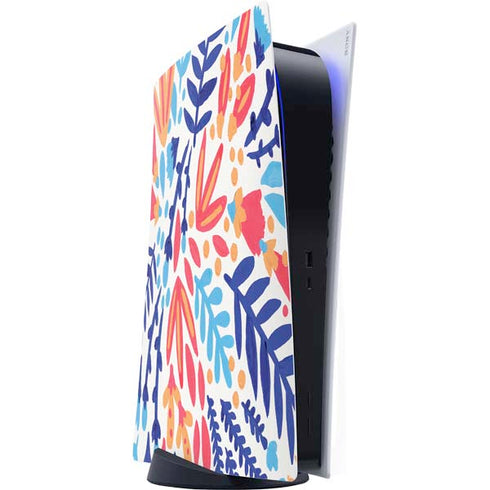 Cat Coq Color Foliage PS5 Digital Edition Console Skin