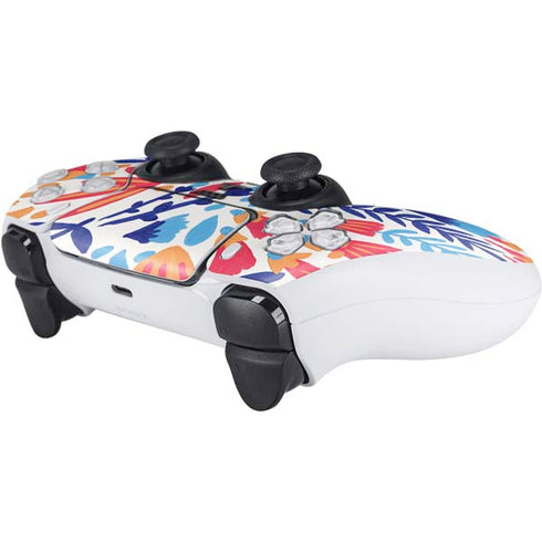 Cat Coq Color Foliage PS5 Controller Skin