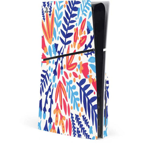 Color Foliage by Cat Coq PS5 Slim Disk Console Skin