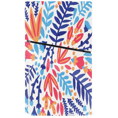 Color Foliage by Cat Coq PS5 Slim Disk Console Skin