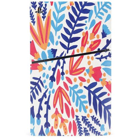 Color Foliage by Cat Coq PS5 Slim Digital Edition Console Skin