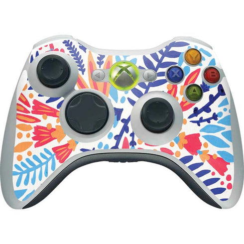 Cat Coq Color Foliage Xbox 360 Wireless Controller Skin
