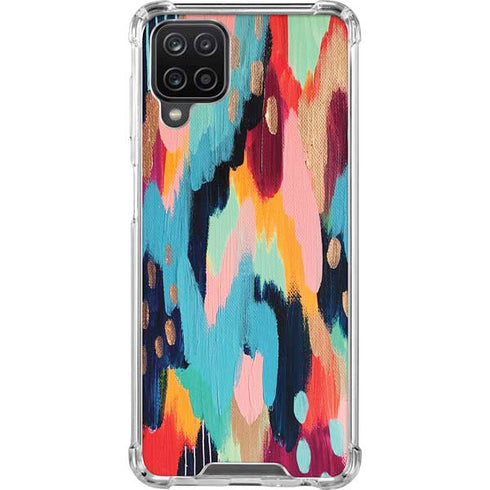 Etta Vee Color Melt Galaxy A12 Clear Case