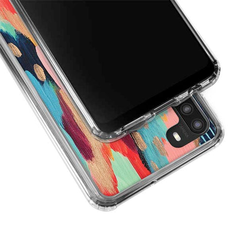 Etta Vee Color Melt Galaxy A21 Clear Case