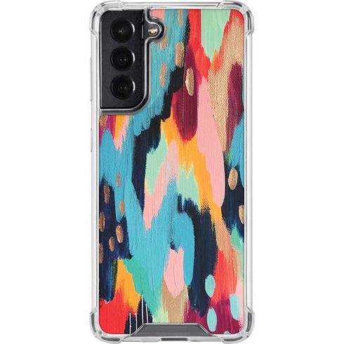 Etta Vee Color Melt Galaxy S22 Clear Case