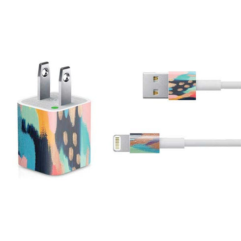 Etta Vee Color Melt iPhone Charger (5W USB) Skin