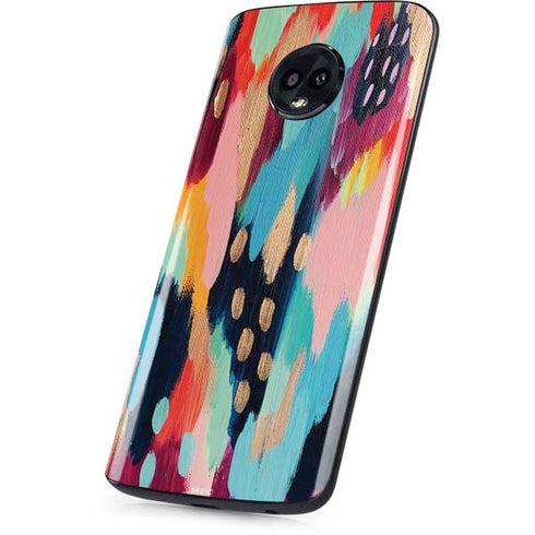 Etta Vee Color Melt Moto G6 Skin
