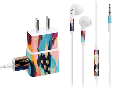 Etta Vee Color Melt Phone Charger Skin