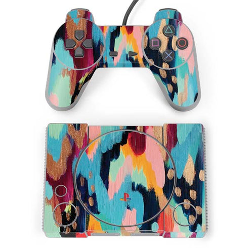 Etta Vee Color Melt PlayStation Classic Bundle Skin