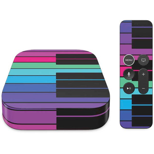 Color Piano Keys Apple TV Skin