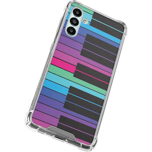 Color Piano Keys Galaxy A13 5G Clear Case
