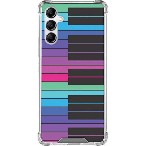 Color Piano Keys Galaxy A14 5G Clear Case