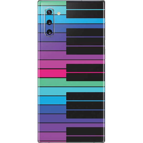 Color Piano Keys Galaxy Note 10 Skin
