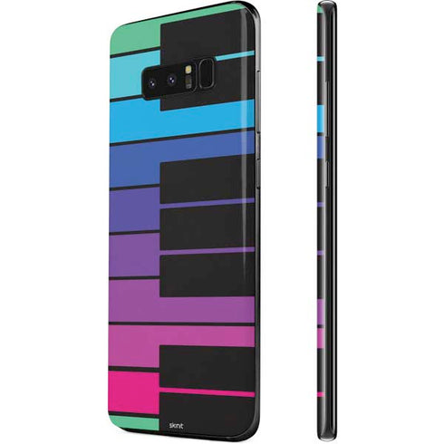 Color Piano Keys Galaxy Note 8 Skin