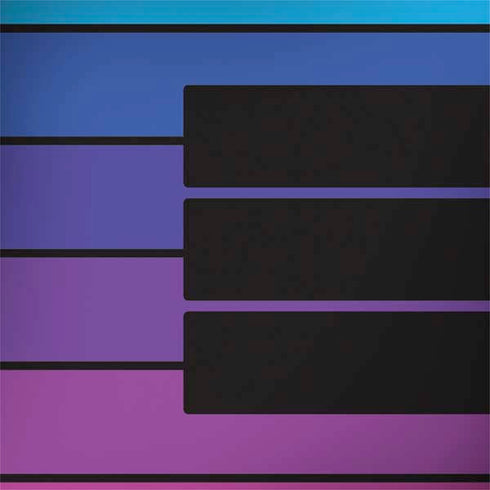 Color Piano Keys Galaxy Note 8 Skin