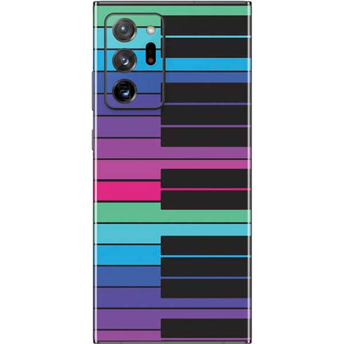 Color Piano Keys Galaxy Note20 Ultra 5G Skin