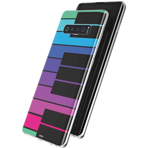 Color Piano Keys Galaxy S10 Skin