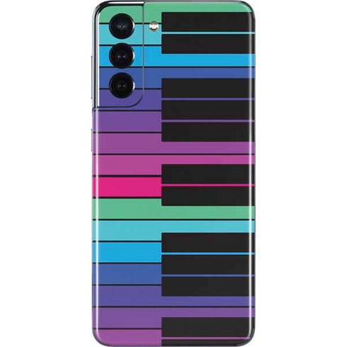 Color Piano Keys Galaxy S21 5G Skin