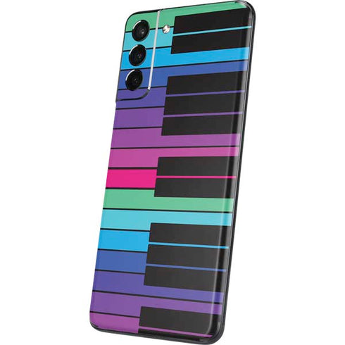 Color Piano Keys Galaxy S21 5G Skin