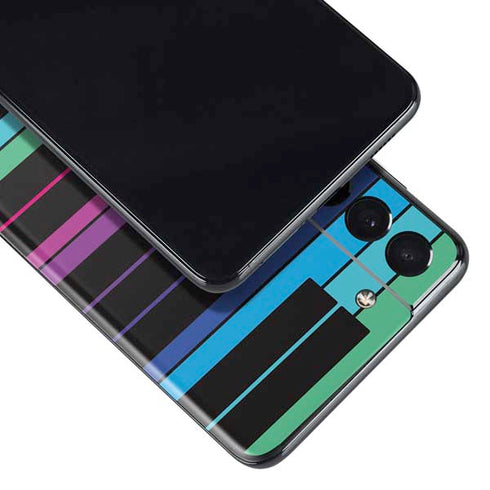 Color Piano Keys Galaxy S21 5G Skin