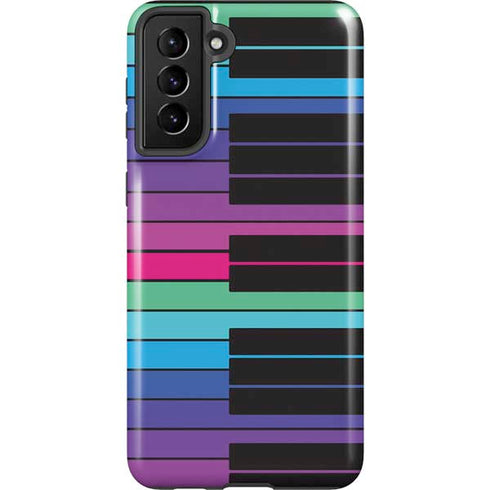 Color Piano Keys Galaxy S21 Plus 5G Pro Case